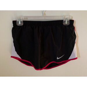 Nike Shorts Womens Small Black Pink Lined Active Run Running Workout Dri Fit